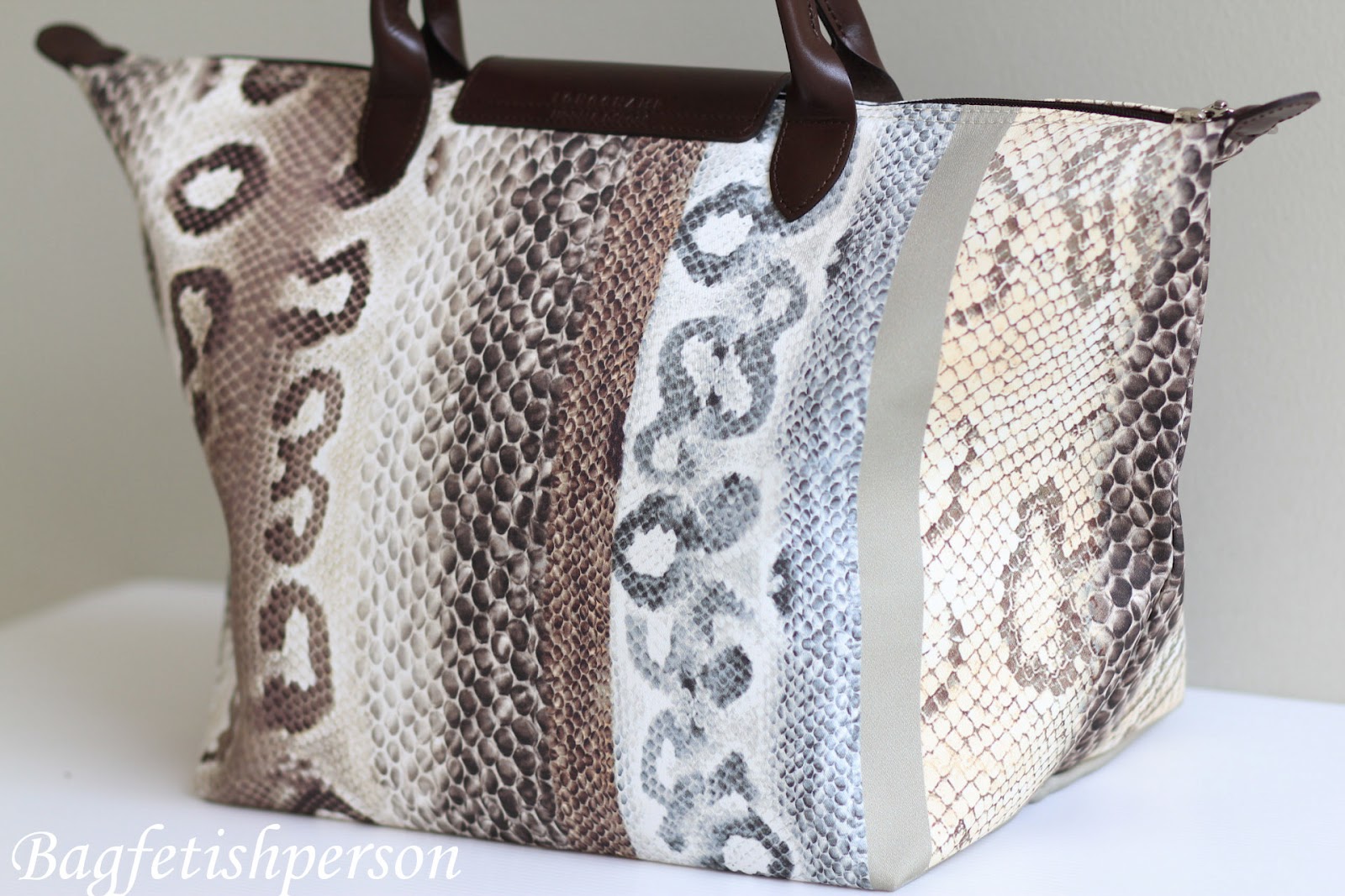 bagfetishperson Longchamp Reptiligne